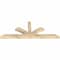 Ekena Millwork Richland Rough Sawn Timber Gable Bracket, Douglas Fir, 72"W x 27"H x 4"D x 4"F, 9/12 Pitch GBW072X27X0404RIC00RDF - alternate 5